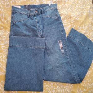 GAP Sky High Wide Leg Blue Jeans